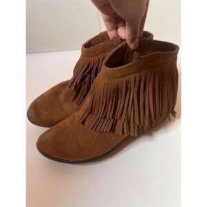 Boho Fringe Ankle Boots Western Festival Coastal Cowgirl Hippie Rodeo